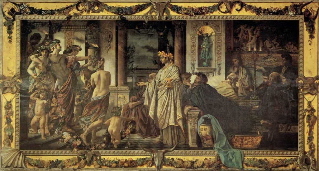 Anselm Friedrich Feuerbach. El Banquete de Platón